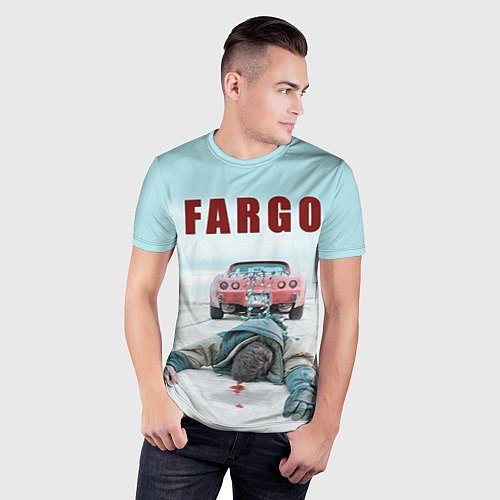 Мужская спорт-футболка Fargo Racing / 3D-принт – фото 3