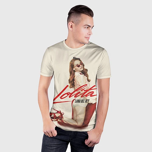 Мужская спорт-футболка Lana Del Rey: Lolita / 3D-принт – фото 3