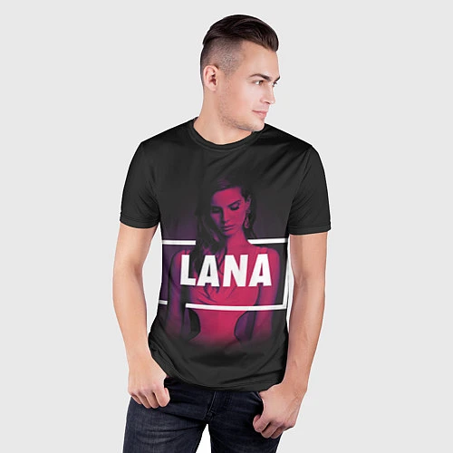 Мужская спорт-футболка Lana Violet / 3D-принт – фото 3