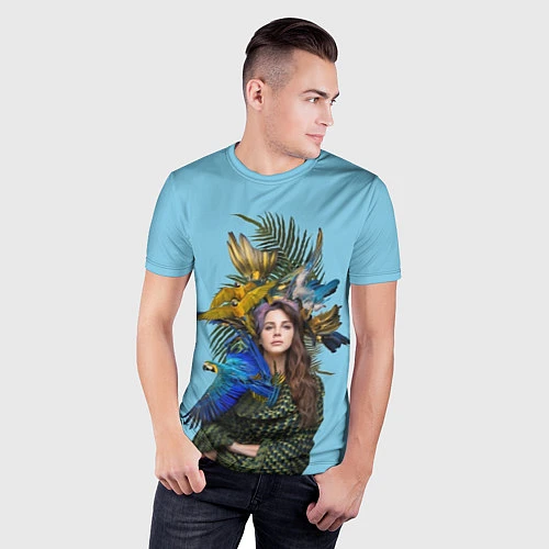Мужская спорт-футболка Lana Del Rey: Tropical / 3D-принт – фото 3