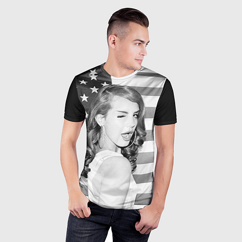 Мужская спорт-футболка American Lana / 3D-принт – фото 3