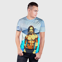 Футболка спортивная мужская Iggy Pop, цвет: 3D-принт — фото 2