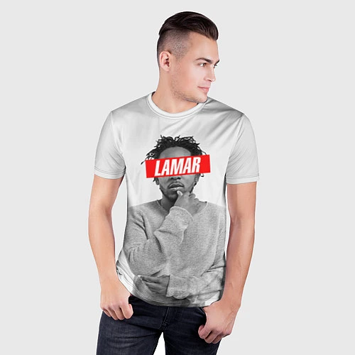 Мужская спорт-футболка Lamar Supreme / 3D-принт – фото 3