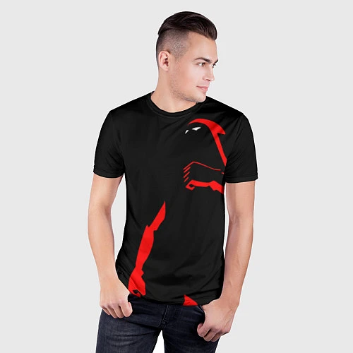 Мужская спорт-футболка Dethklok: Dark Man / 3D-принт – фото 3