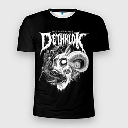 Футболка спортивная мужская Dethklok: Goat Skull, цвет: 3D-принт