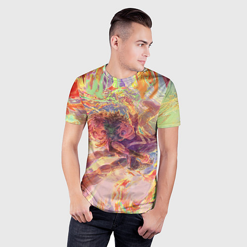 Мужская спорт-футболка Моя геройская академия / 3D-принт – фото 3