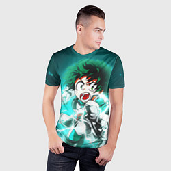 Футболка спортивная мужская Моя геройская академия, цвет: 3D-принт — фото 2