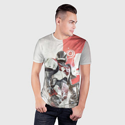 Футболка спортивная мужская Destiny: Red, цвет: 3D-принт — фото 2