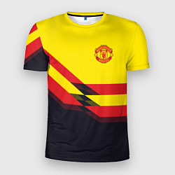 Мужская спорт-футболка Man United FC: Yellow style