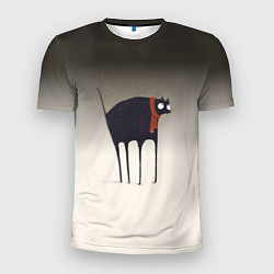 Мужская спорт-футболка Первый снег