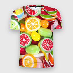 Футболка спортивная мужская Candy Summer, цвет: 3D-принт