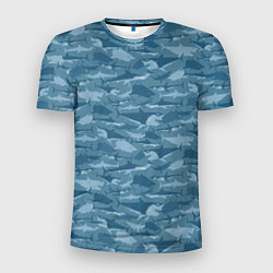 Мужская спорт-футболка Мир акул