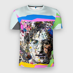 Футболка спортивная мужская John Lennon: Abstraction, цвет: 3D-принт
