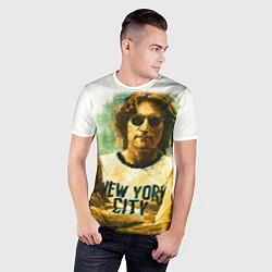 Футболка спортивная мужская John Lennon: New York, цвет: 3D-принт — фото 2