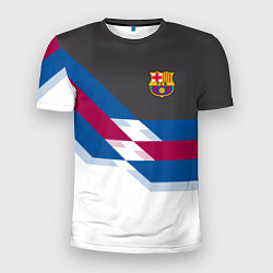 Мужская спорт-футболка Barcelona FC: White style