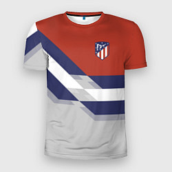 Футболка спортивная мужская Atletico FC: Grey style, цвет: 3D-принт