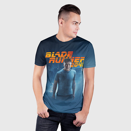 Мужская спорт-футболка BR 2049: Rick Deckard / 3D-принт – фото 3