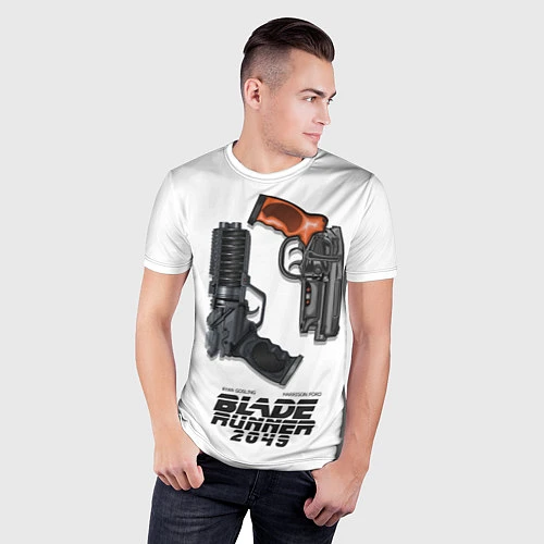 Мужская спорт-футболка Blade Runner 2049: Weapon / 3D-принт – фото 3
