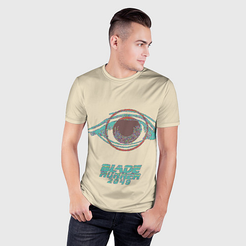Мужская спорт-футболка Blade Runner 2049: Eyes / 3D-принт – фото 3