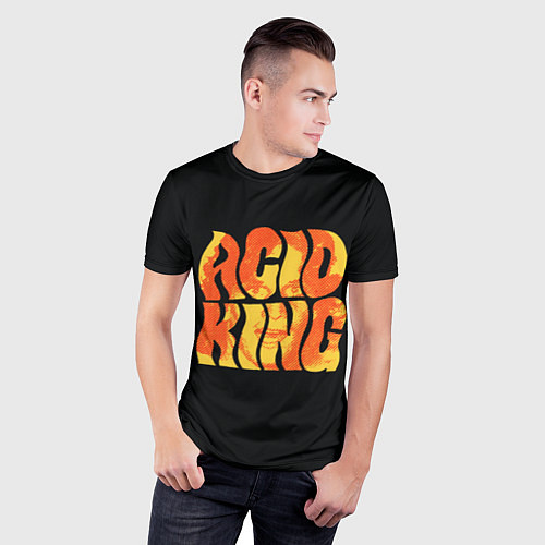Мужская спорт-футболка Acid King / 3D-принт – фото 3