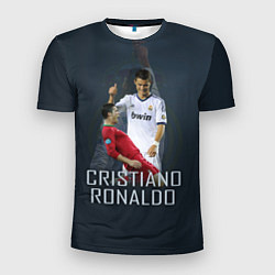 Футболка спортивная мужская Christiano Ronaldo, цвет: 3D-принт