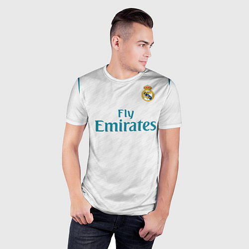 Мужская спорт-футболка Real Mardid FC: Asensio Home 17/18 / 3D-принт – фото 3