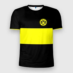 Мужская спорт-футболка Borussia 2018 Black and Yellow