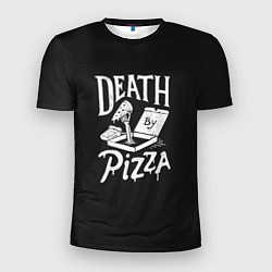 Футболка спортивная мужская Death By Pizza, цвет: 3D-принт