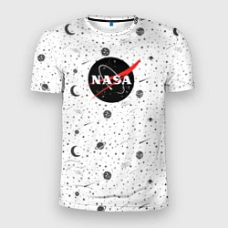 Футболка спортивная мужская NASA: Moonlight, цвет: 3D-принт