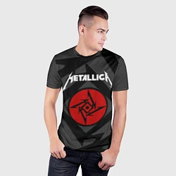 Футболка спортивная мужская Metallica Star, цвет: 3D-принт — фото 2