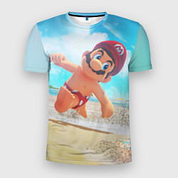 Мужская спорт-футболка Super Mario Summer Odyssey