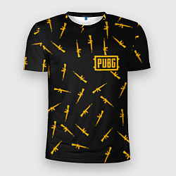 Мужская спорт-футболка PUBG: Black Weapon