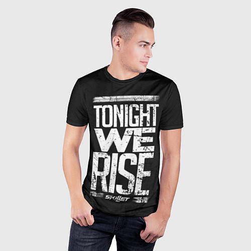 Мужская спорт-футболка Skillet: We Rise / 3D-принт – фото 3
