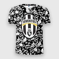Футболка спортивная мужская FC Juventus: Floral Logo, цвет: 3D-принт