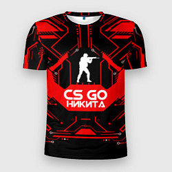 Футболка спортивная мужская CS:GO - Никита, цвет: 3D-принт