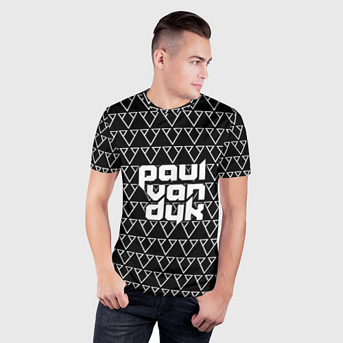 Мужская спорт-футболка Paul Van Dyk / 3D-принт – фото 3