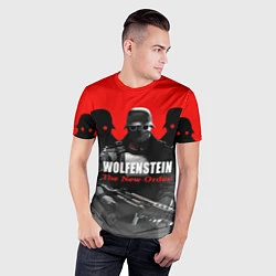 Футболка спортивная мужская Wolfenstein: The New Order, цвет: 3D-принт — фото 2