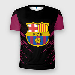 Футболка спортивная мужская Barcelona FC: Sport Fashion, цвет: 3D-принт
