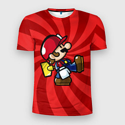 Футболка спортивная мужская Super Mario: Red Illusion, цвет: 3D-принт