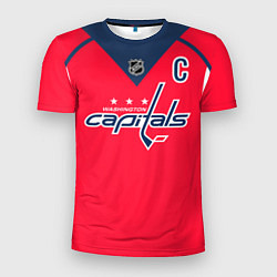 Футболка спортивная мужская Washington Capitals: Ovechkin Red, цвет: 3D-принт