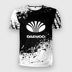 Футболка спортивная мужская Daewoo: Black Spray, цвет: 3D-принт