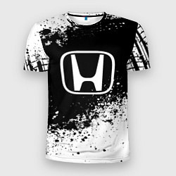 Мужская спорт-футболка Honda: Black Spray