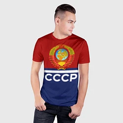 Футболка спортивная мужская СССР: Спортсмен, цвет: 3D-принт — фото 2