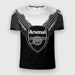 Футболка спортивная мужская FC Arsenal: Black Style, цвет: 3D-принт