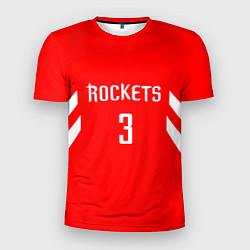 Футболка спортивная мужская Rockets: Chris Paul 3, цвет: 3D-принт