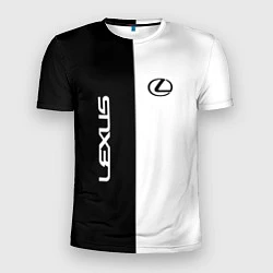 Мужская спорт-футболка Lexus: Black & White