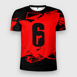 Мужская спорт-футболка R6S: Red Outbreak