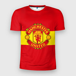 Футболка спортивная мужская FC Man United: Red Style, цвет: 3D-принт