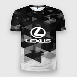 Футболка спортивная мужская Lexus sport geometry, цвет: 3D-принт