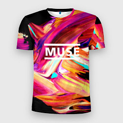Футболка спортивная мужская MUSE: Neon Colours, цвет: 3D-принт